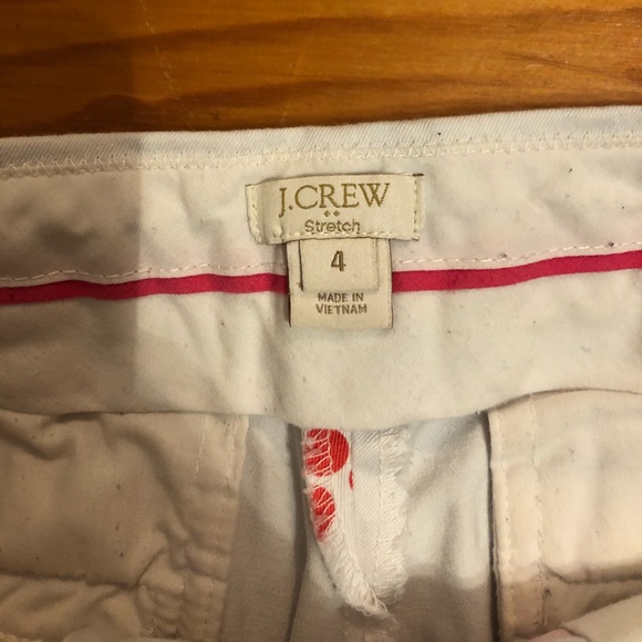 White Jcrew geometric shorts - Picture 2 of 3